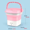 Mini folding washing machine