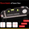 Laser Level Vertical Horizontal 2 Lines Lasers Ruler Measure Tape