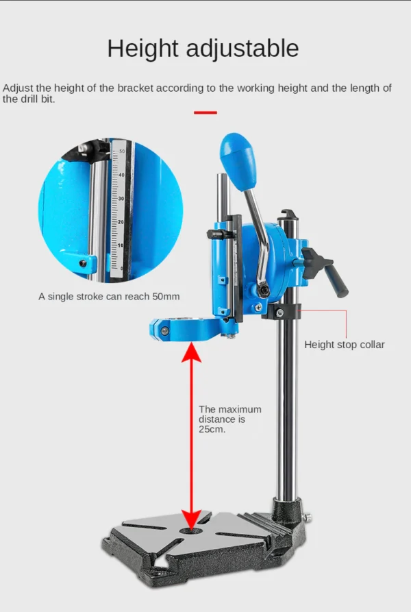 Table drill bracket Industrial grade electric drill bracket